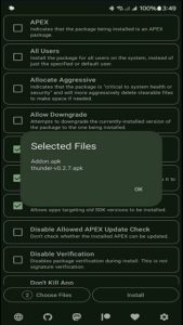 Install with Options 2