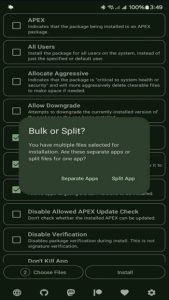 Install with Options 3