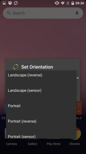 Set Orientation 1