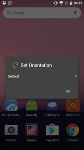 Set Orientation 2